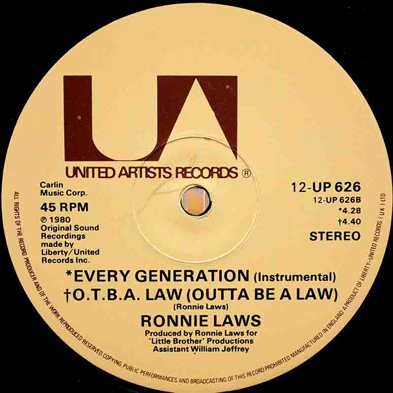 Ronnie Laws ‎– 12 Every Generation 06