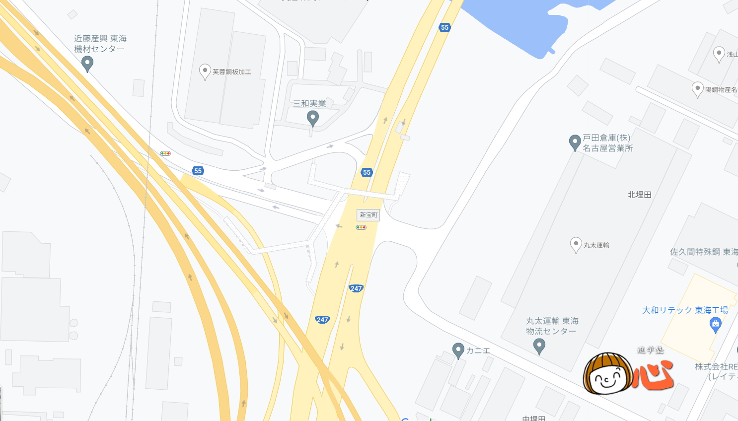 0429新宝町から名古屋高速方面は渋滞です