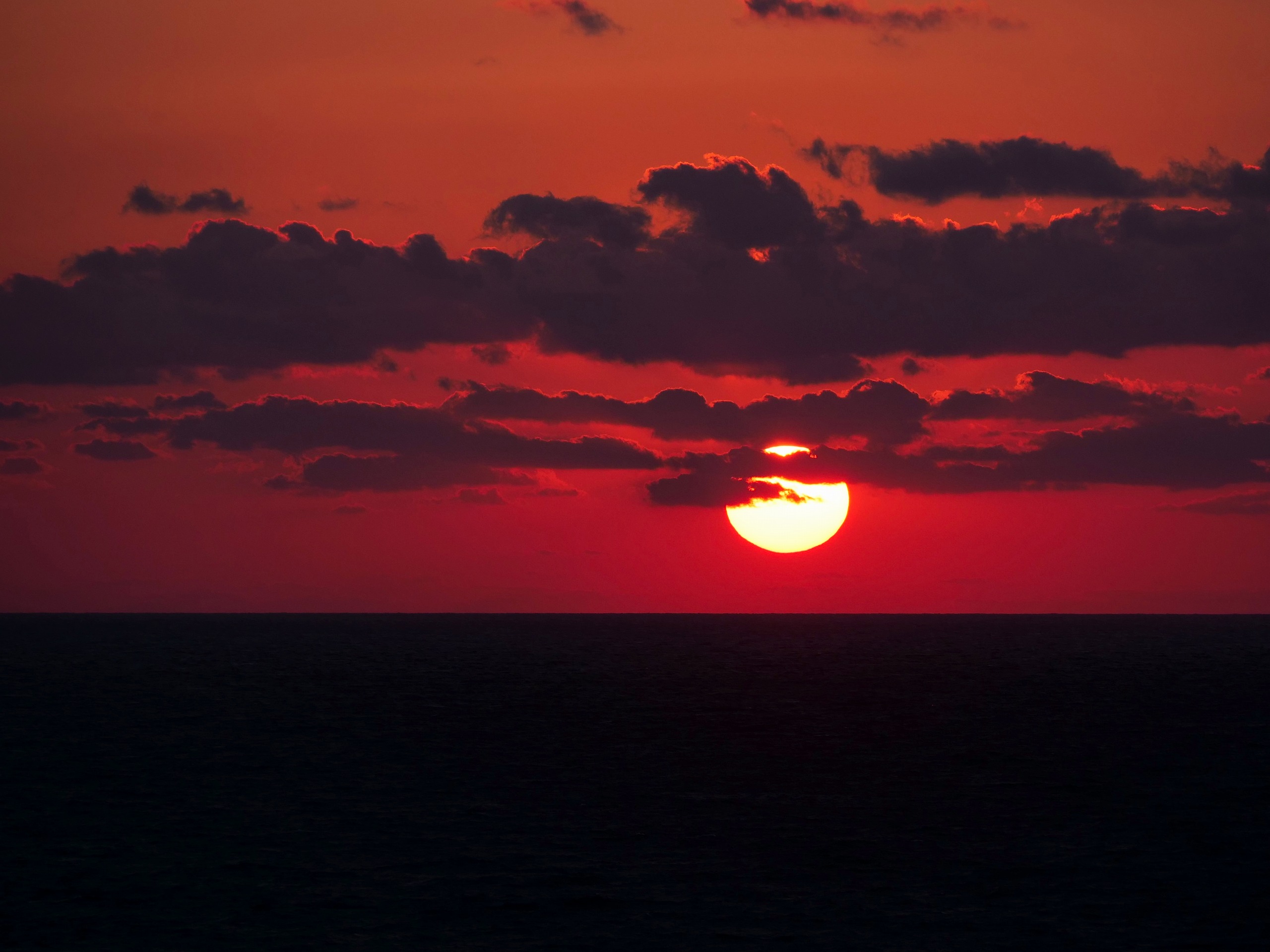 日本海に沈む夕陽 (5)