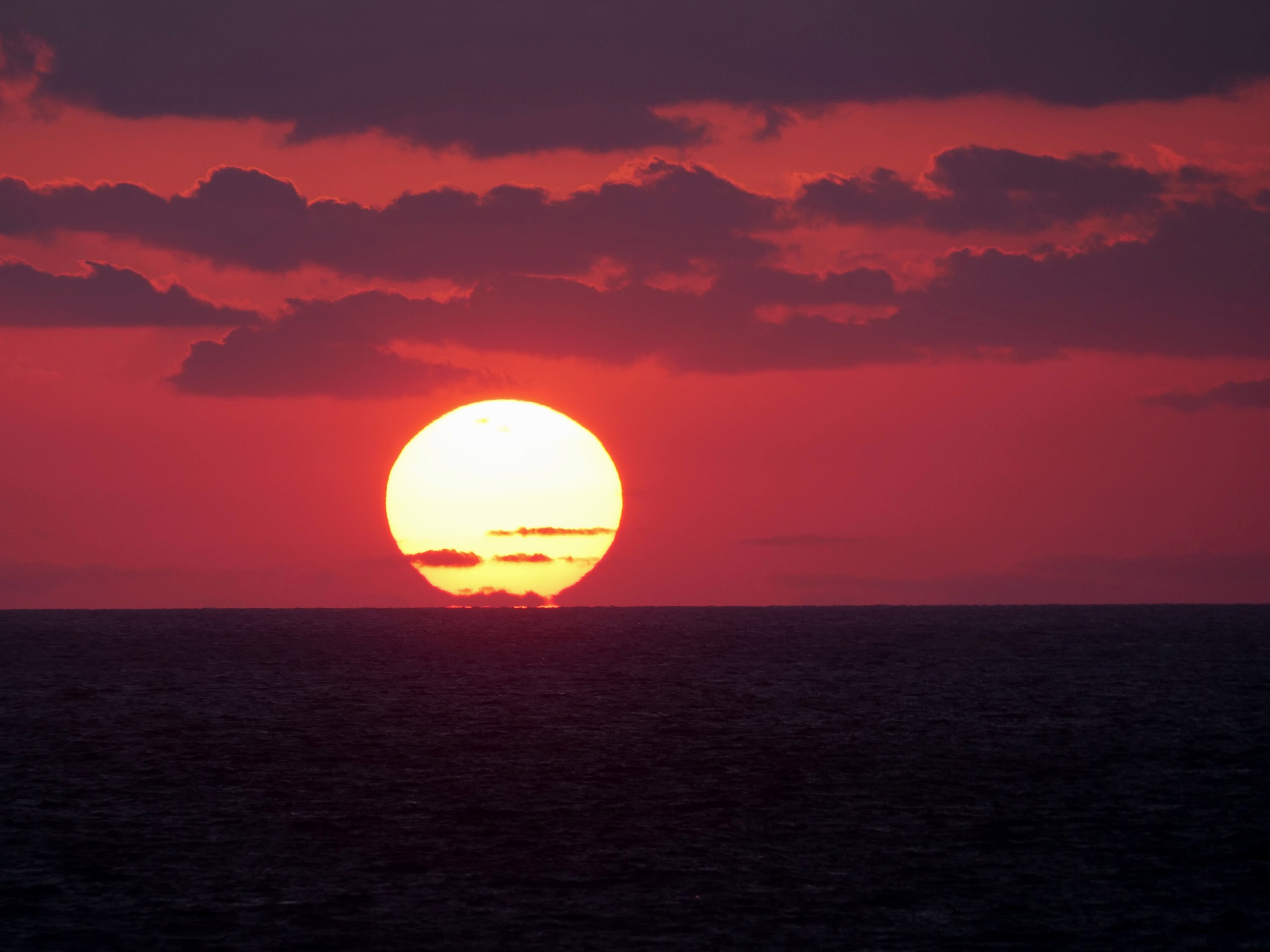 日本海に沈む夕陽 (7)