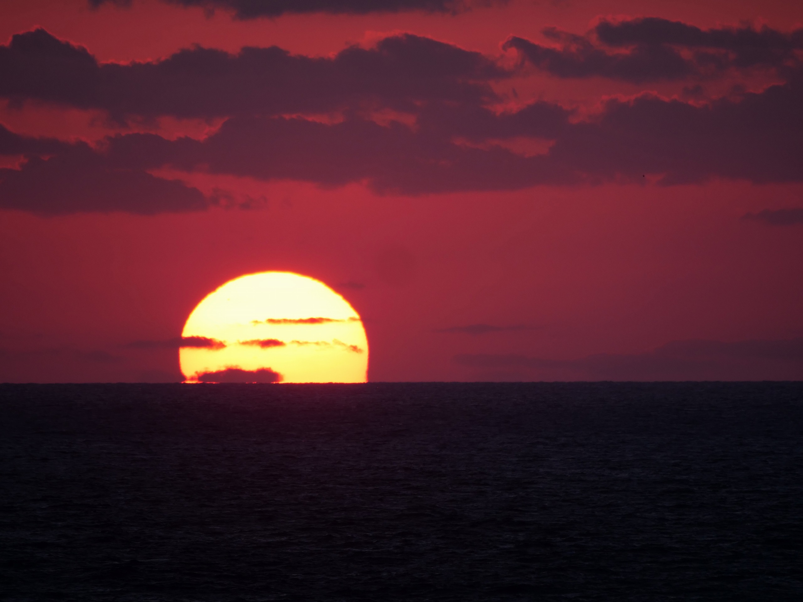 日本海に沈む夕陽 (9)