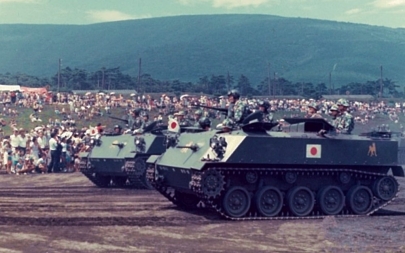 60式装甲兵員輸送車 Type60 APC富士学校JGSDF陸上自衛隊