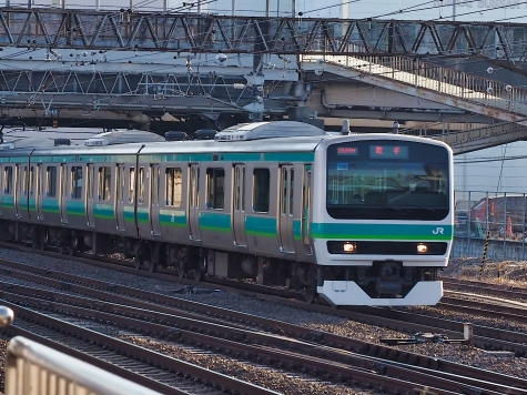 JR常磐快速線・成田線 E231系0番台 電車【馬橋駅】