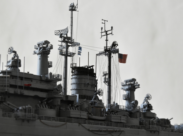 米海軍 重巡洋艦 【デ・モイン（USS DES MOINES CA-134)】(1948年 竣工時前後）完成画像DSC_0548-1-3-3-25◆模型製作工房 聖蹟