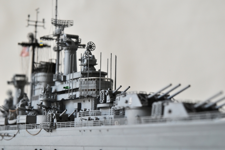 米海軍 重巡洋艦 【デ・モイン（USS DES MOINES CA-134)】(1948年 竣工時前後）完成画像DSC_0881-1-25◆模型製作工房 聖蹟