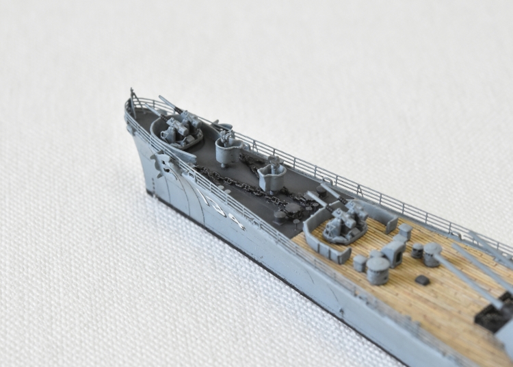 米海軍 重巡洋艦 【デ・モイン（USS DES MOINES CA-134)】(1948年 竣工時前後）完成画像DSC_0886-1-3-25◆模型製作工房 聖蹟