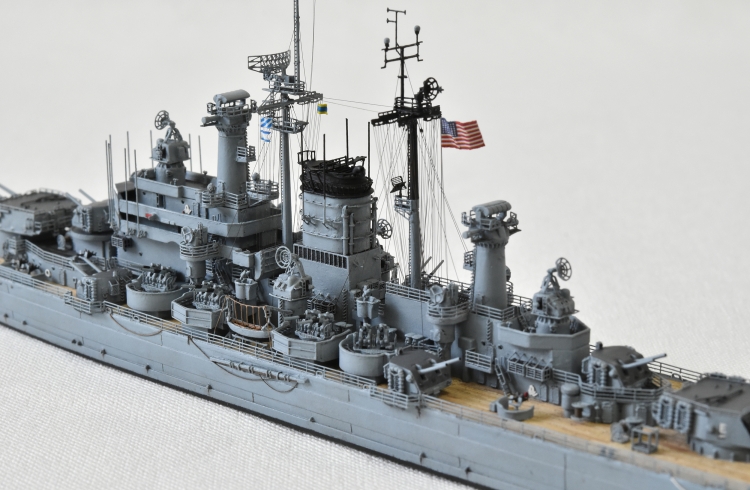 米海軍 重巡洋艦 【デ・モイン（USS DES MOINES CA-134)】(1948年 竣工時前後）完成画像DSC_0969-1-2-25◆模型製作工房 聖蹟