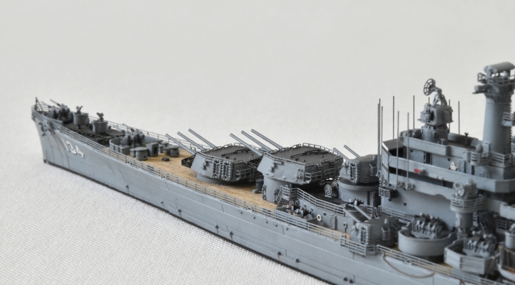 米海軍 重巡洋艦 【デ・モイン（USS DES MOINES CA-134)】(1948年 竣工時前後）完成画像DSC_0991-1-3-3-3-25◆模型製作工房 聖蹟
