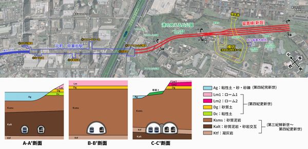 元町・中華街駅の留置線と新たな資料で判明した横坑の計画位置