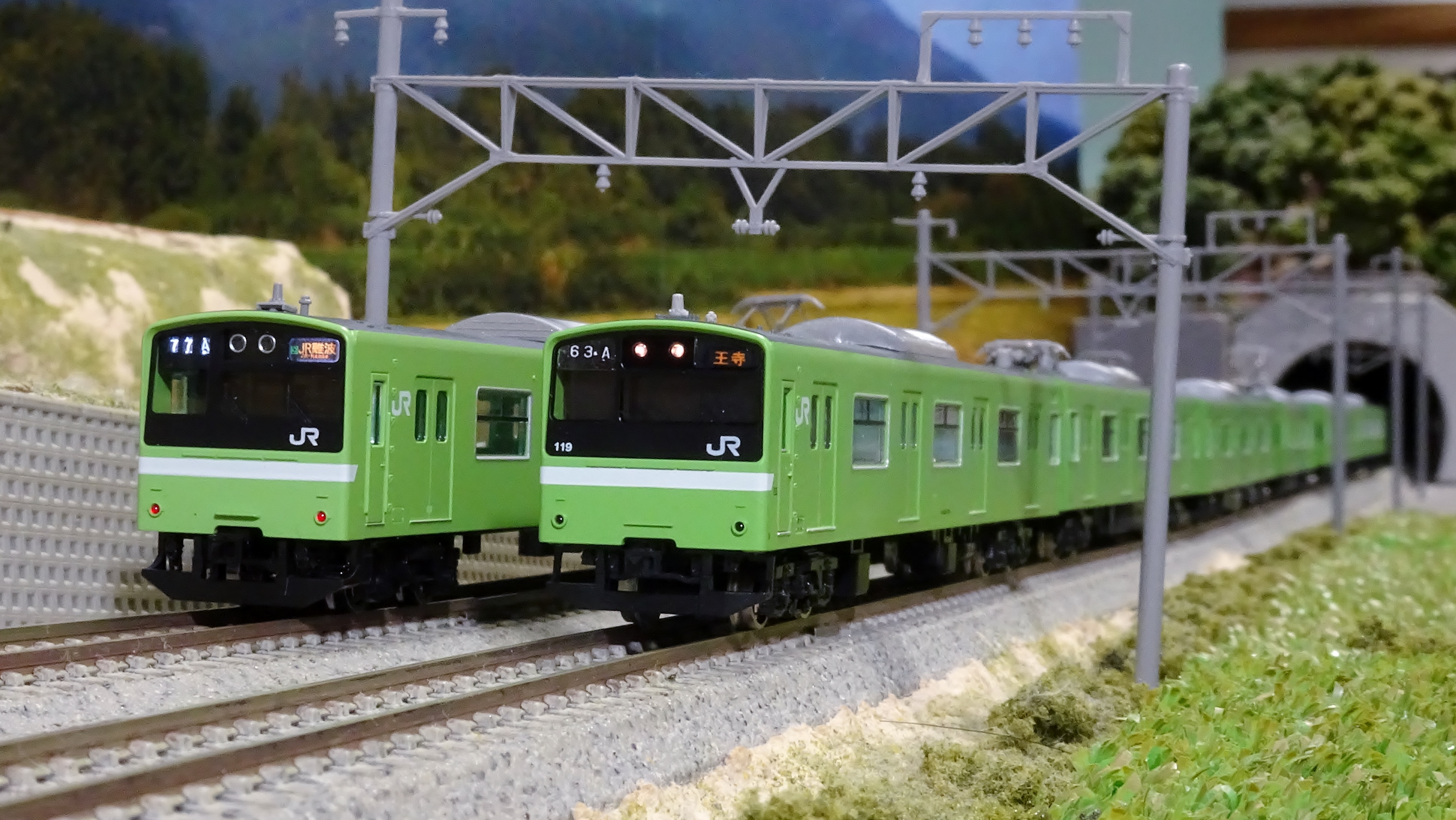 JR 201系通勤電車(JR西日本30N更新車・ウグイス)